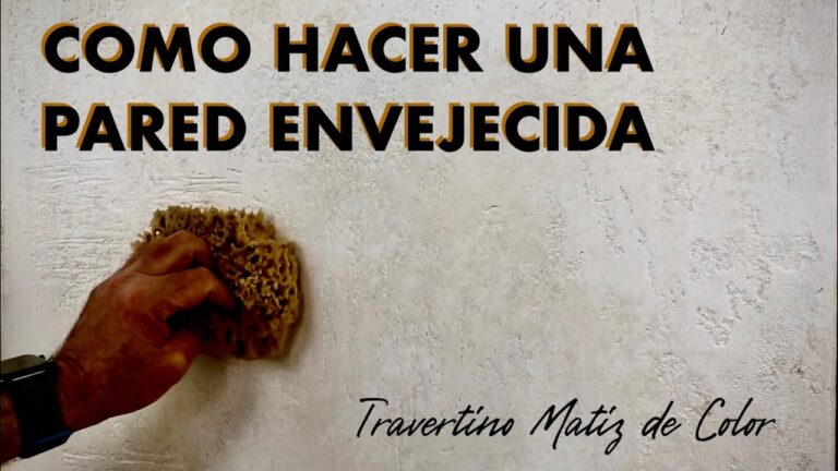 Pared Envejecida: Ideas y Técnicas para Lograr un Acabado Vintage en tu Hogar